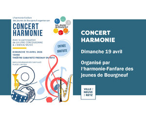 Concert harmonie - jeunes de bourgneuf