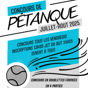 Concours de pétanque_été 2025